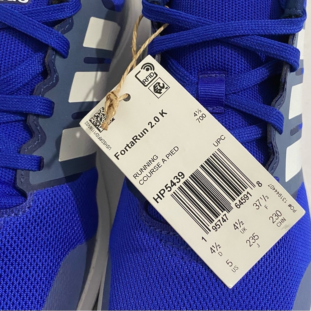 Adidas New Fortarun 2.0 Cloudfoam Sneakers Running Shoes Women’s 6.5 - 7 Blue - Picture 9 of 14